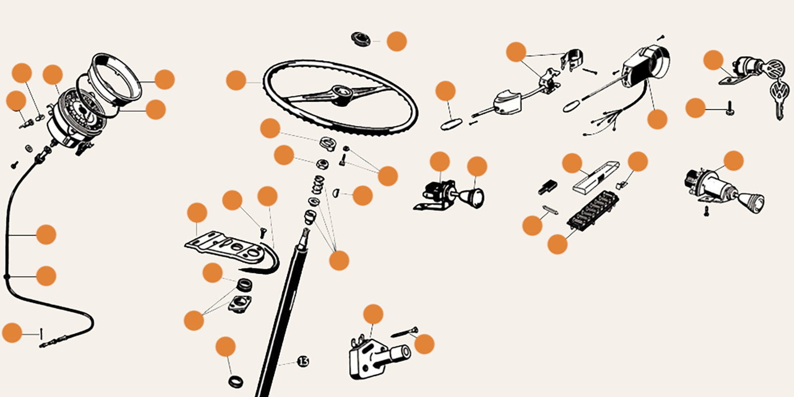 Brazilian Splitscreen Interior Parts