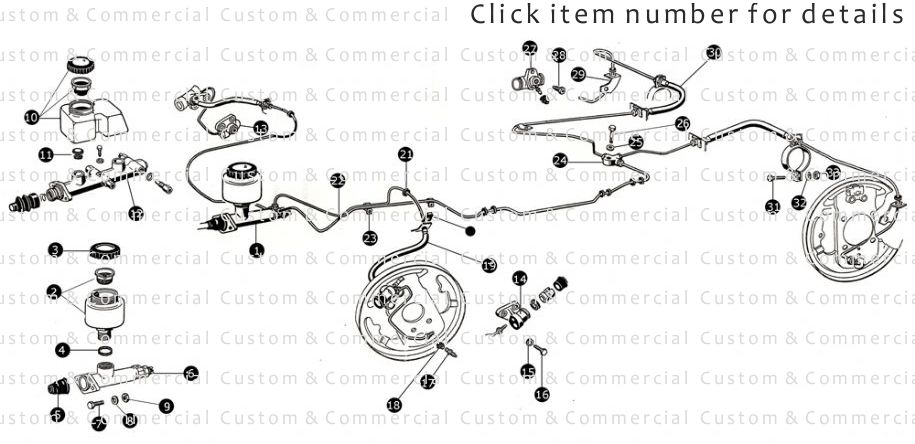 Splitscreen Brake System Parts